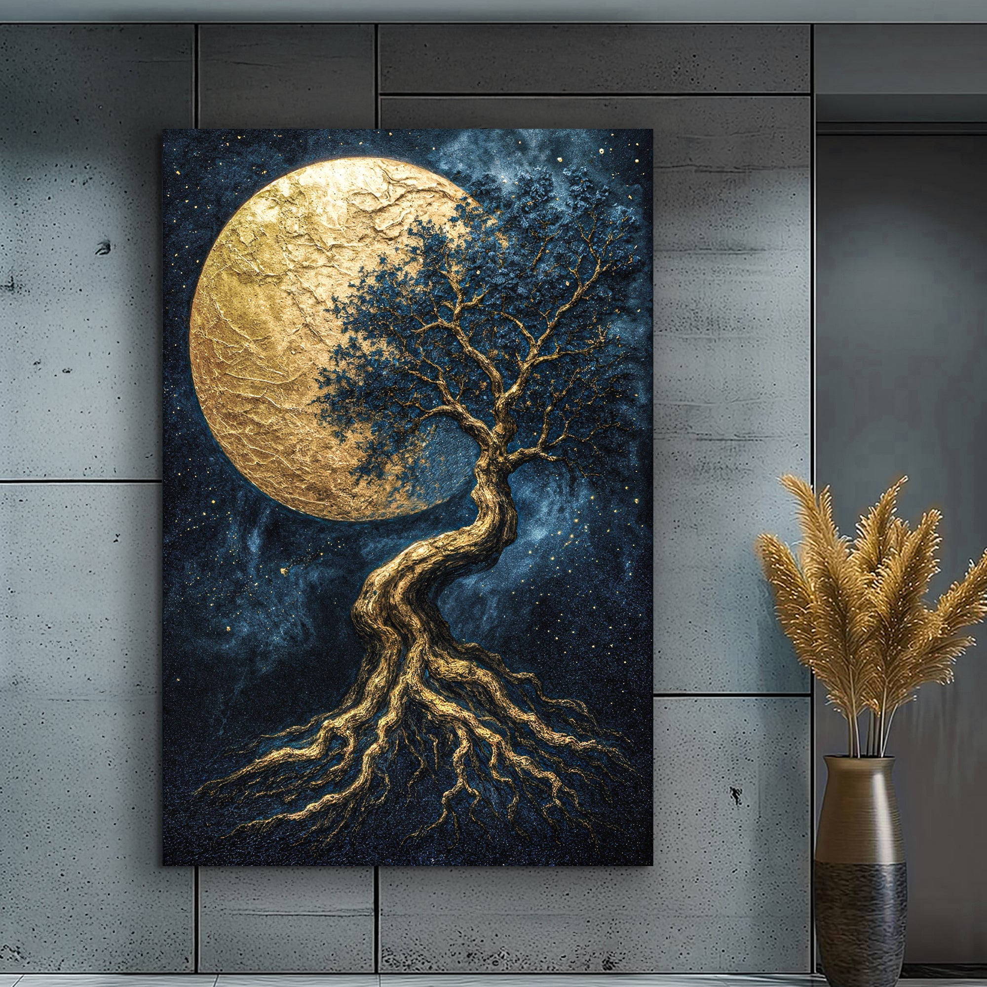 Mondbaum des Lebens Wandkunst