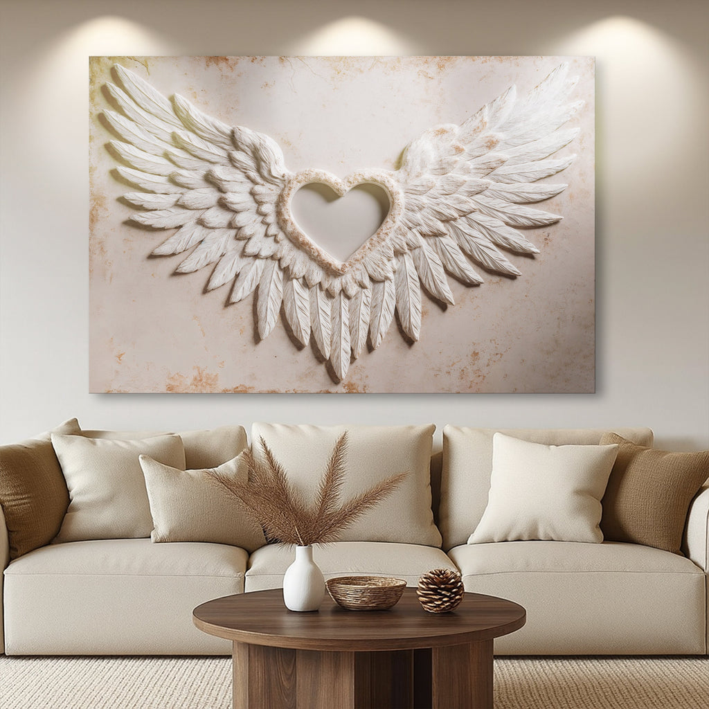 Abstrakte Wandkunst „Flügel der Liebe II“