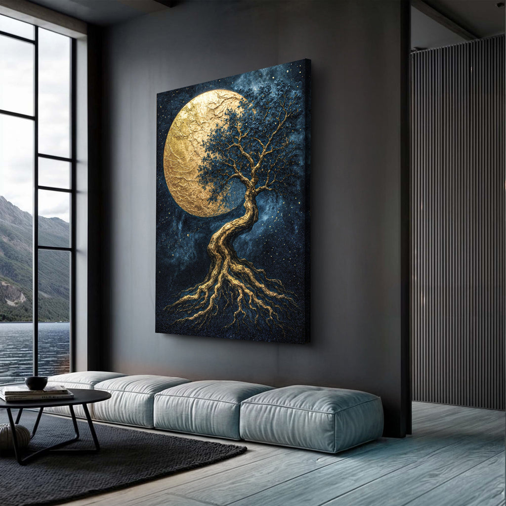 Mondbaum des Lebens Wandkunst