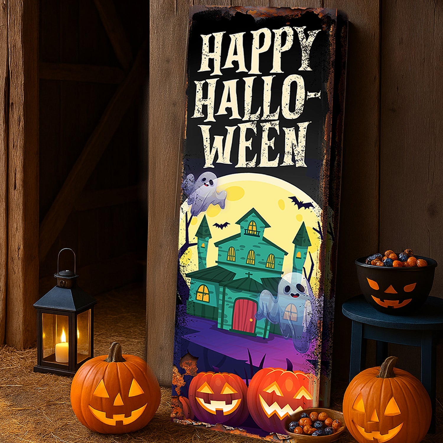 Halloween Willkommensschild