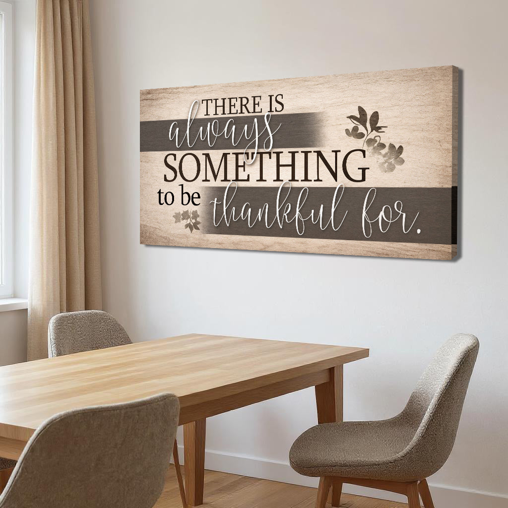 Wandtafel „Glaube, wofür man dankbar sein kann“