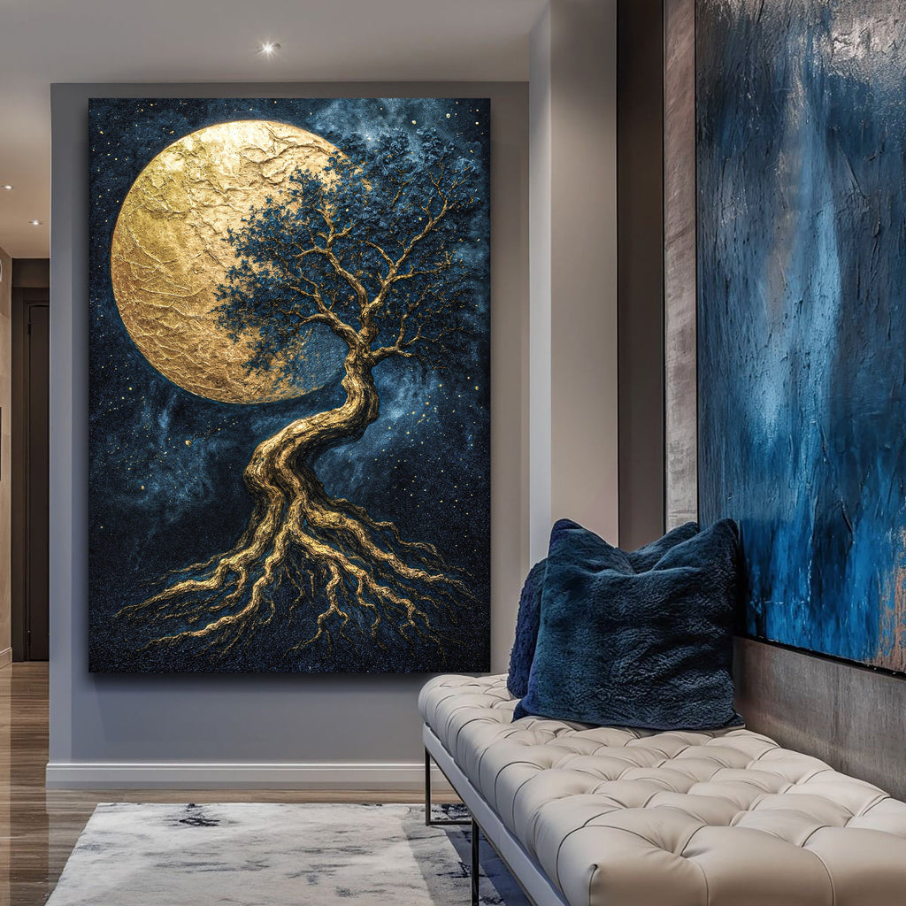 Mondbaum des Lebens Wandkunst
