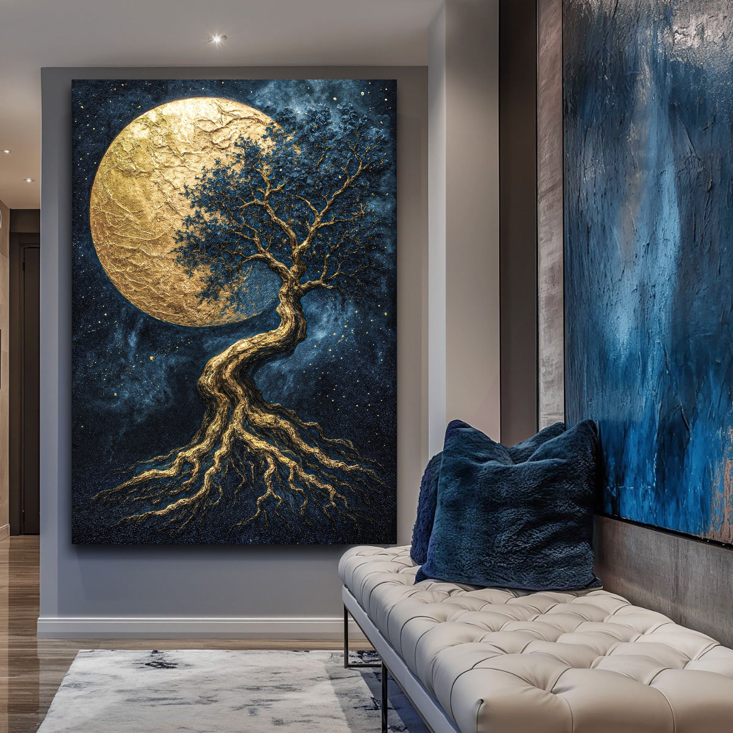 Mondbaum des Lebens Wandkunst