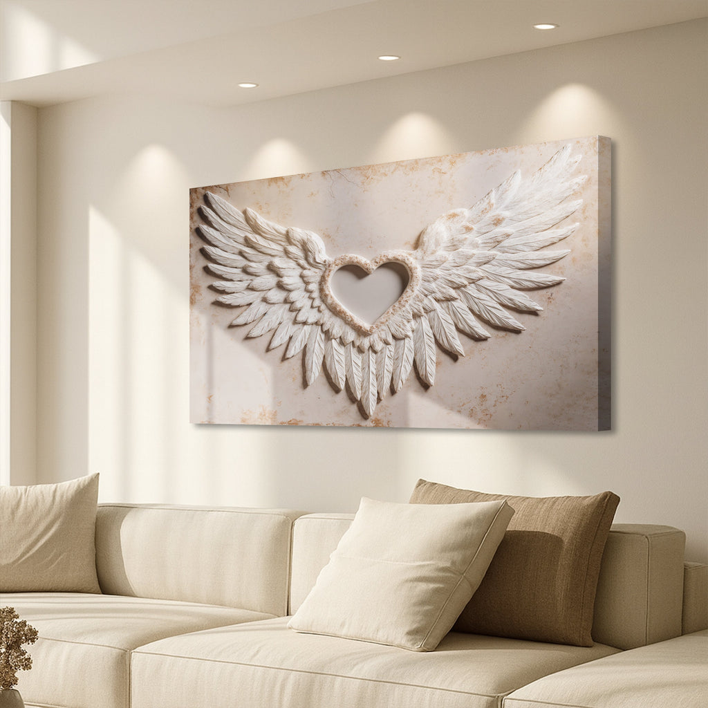 Abstrakte Wandkunst „Flügel der Liebe II“