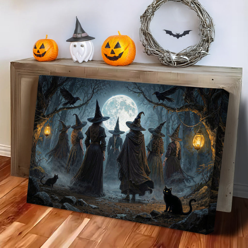 Hexenzirkel Halloween Wandkunst
